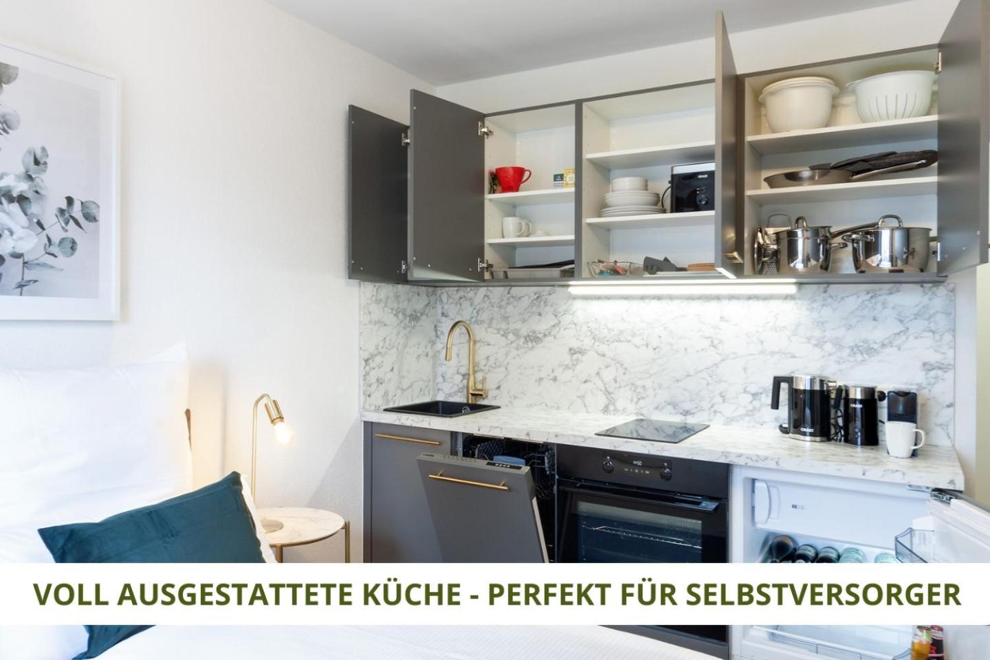 Apartment Wahnfried No5 - Zentrales Cityapartment Kueche Mit Duschbad - 300M Zur Fussgaengerzone Bayreuth Esterno foto